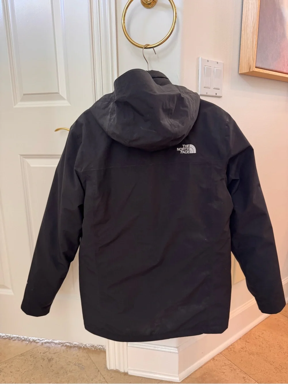The North Face Men's Black Hooded Insulated Puffer Jacket